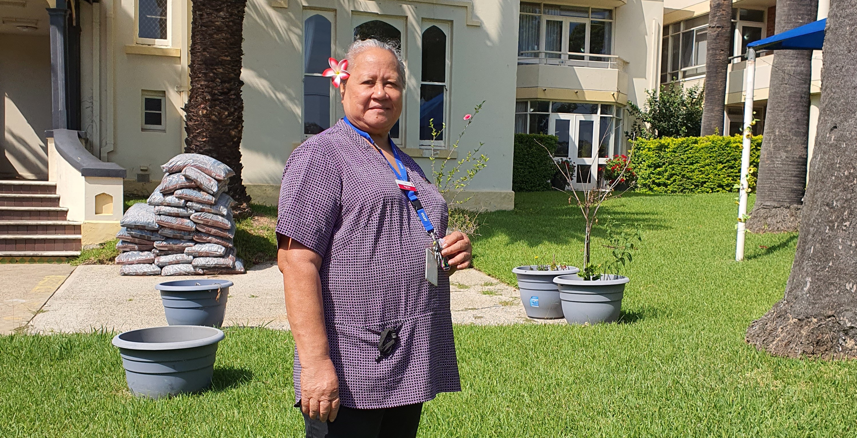 Maybanke Aged Care Centre's Lifestyle Coordinator, Yogi 